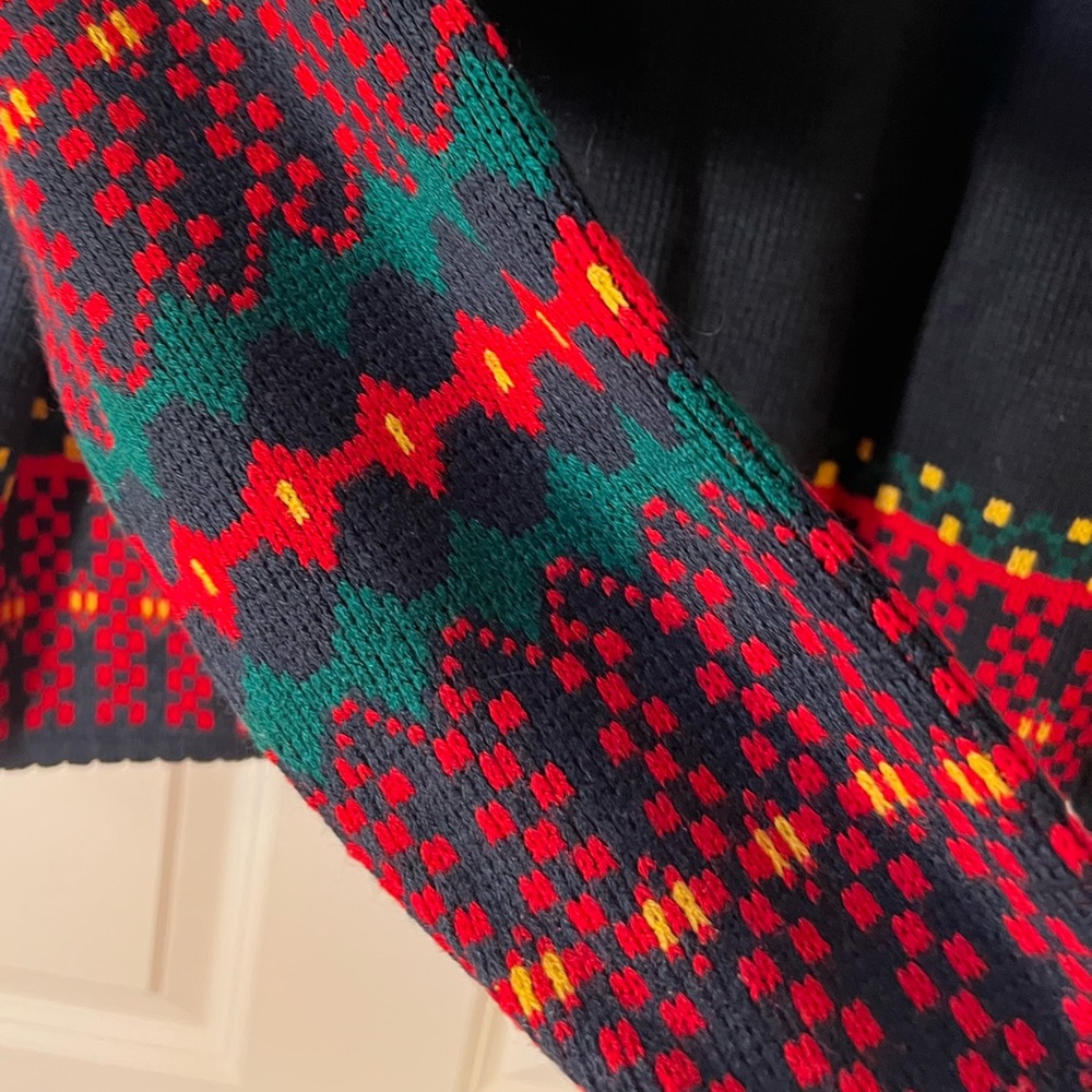 Vintage Fair Isle Scottie Dog Sweater - Picture 5 of 6